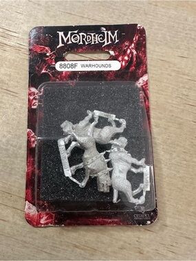Mordheim Warhounds Blister 8808F NIB Sealed Contain 3 Metal Figures GW Warhammer